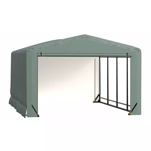 ShelterTube Wind and Snow-Load Rated Garage, 12x18x8 Green — 产品备用图