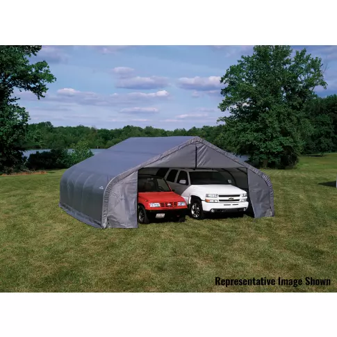 ShelterCoat 22 x 28 x 11 ft. Garage Peak Gray STD — additional product view 3