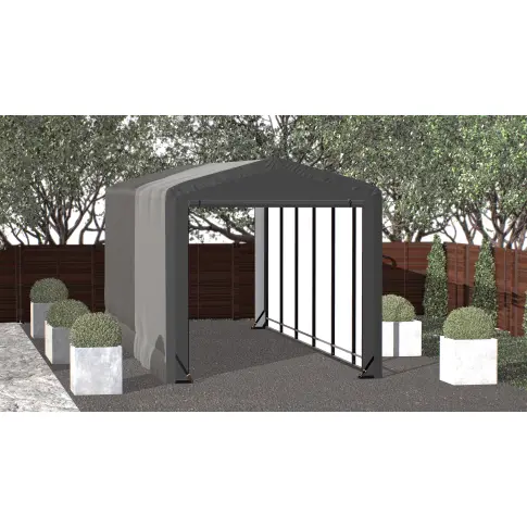 ShelterTube Wind and Snow-Load Rated Garage, 10x27x10 Gray — 产品附加图 3