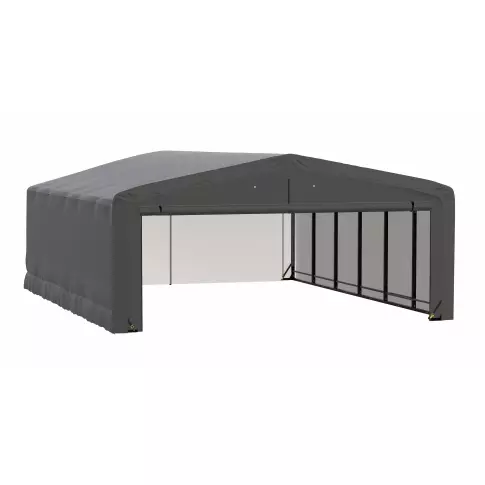 ShelterLogic ShelterTube Wind and Snow-Load Rated Garage, 20x27x10 Gray