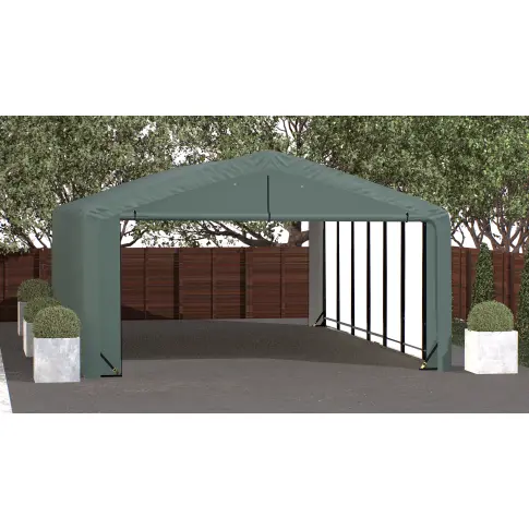 ShelterLogic ShelterTube Wind and Snow-Load Rated Garage, 20x32x10 Green