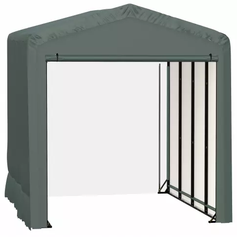 ShelterTube Wind and Snow-Load Rated Garage, 14x18x16 Green — vue alternative du produit