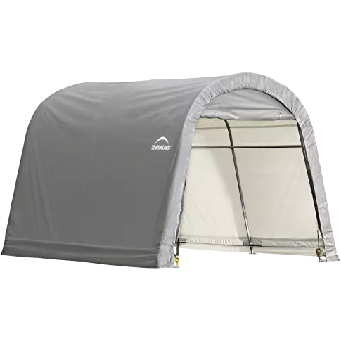 Shed-in-a-Box 10 x 10 x 8 ft Roundtop Gray — 产品备用图