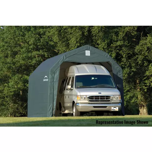 ShelterLogic ShelterCoat 12 x 28 x 9 ft. Garage Barn Gray STD