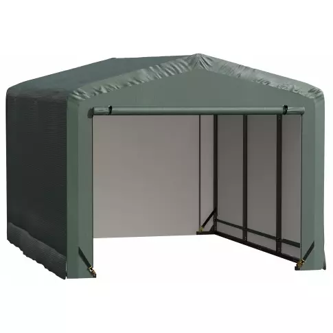 ShelterLogic Garage résistant au vent et à la neige ShelterTube, 10 x 14 x 8, vert