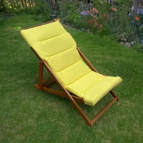 Corriveau Chaise transat - jaune