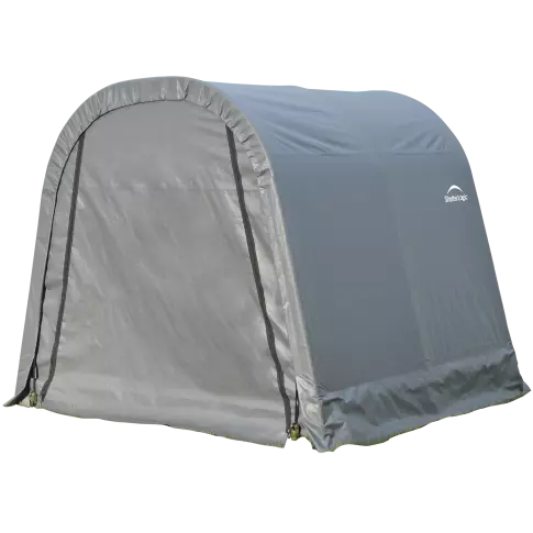 ShelterLogic ShelterCoat 8 x 8 ft. Wind and Snow Rated Garage Round Gray STD