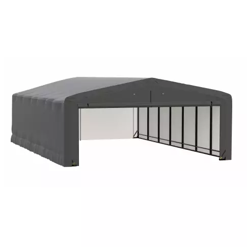 ShelterTube Wind and Snow-Load Rated Garage, 20x32x10 Gray — 产品备用图