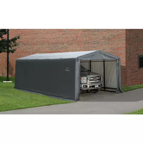 ShelterTube Wind and Snow-Load Rated Garage, 12x23x8 Gray — 产品附加图 3