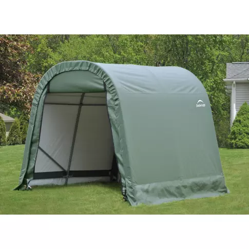 ShelterLogic ShelterCoat 8 x 8英尺 防风防雪额定车库 圆顶 绿色 STD