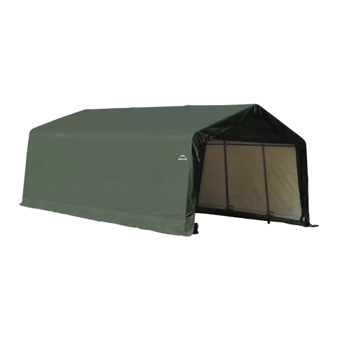 ShelterLogic ShelterCoat 13 x 20 x 10 ft. Garage Peak Green STD