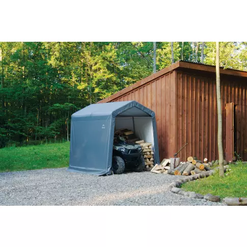 ShelterLogic Shed-in-a-Box 8 x 8 x 8 ft. Gris