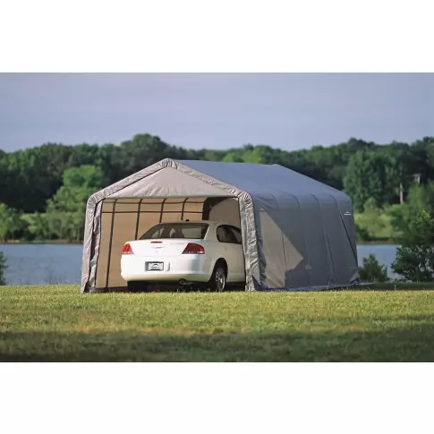 ShelterLogic ShelterCoat 13 x 20 x 10 ft. Garage Peak Gray STD