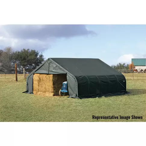 ShelterCoat 22 x 20 x 11 ft. Garage Peak Green STD — additional product view 3