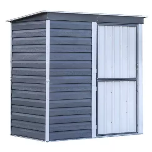 Arrow Abri rangement acier Shed-in-a-Box, 6 x 4
