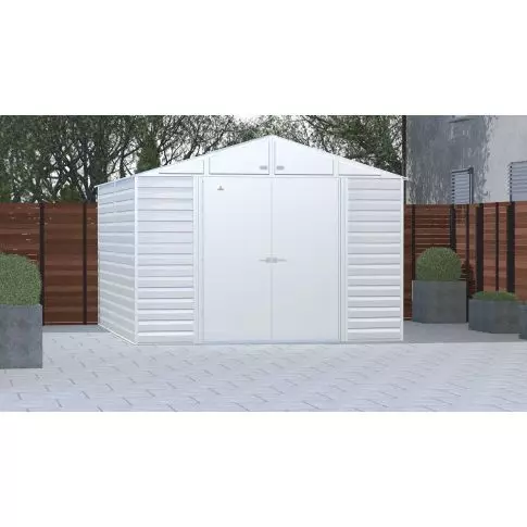 Arrow Select Steel Storage Shed, 10x12, Gris pâle