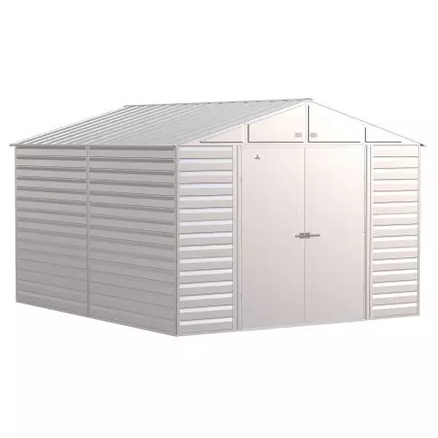 Arrow Select Steel Storage Shed, 10x12, Gris pâle