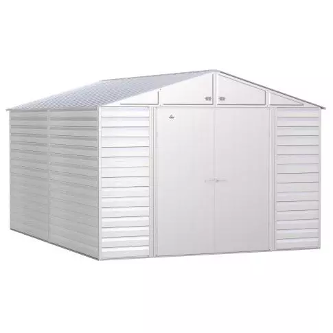 Arrow Select Steel Storage Shed, 10x14, Gris pâle