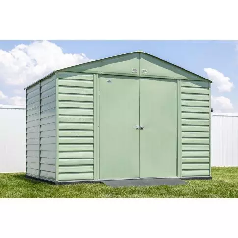 Arrow Select Steel Storage Shed, 10x8, Vert sauge