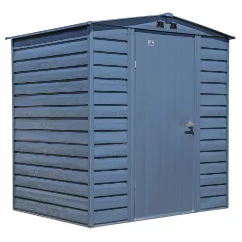 Arrow Select Steel Storage Shed, 6x5, Blue Grey