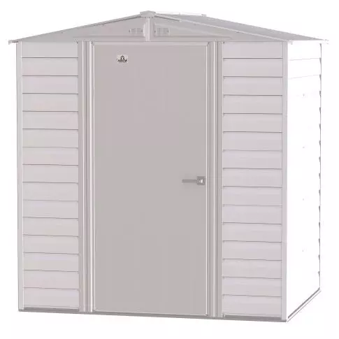 Arrow Select Steel Storage Shed, 6x5, Gris pâle