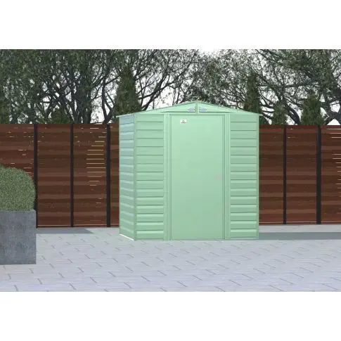 Arrow Select Steel Storage Shed, 6x5, Sage Green