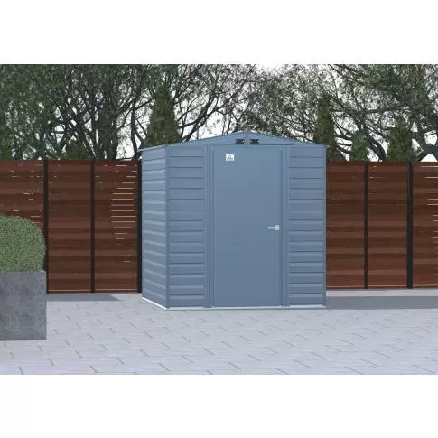 Arrow Select Steel Storage Shed, 6x7, Blue Grey