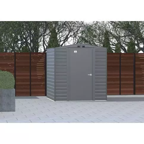 Arrow Select Steel Storage Shed, 6x7, Charcoal