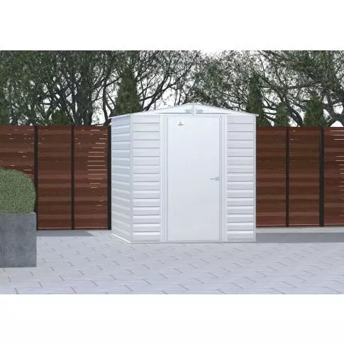 Arrow Select Steel Storage Shed, 6x7, Flute Grey