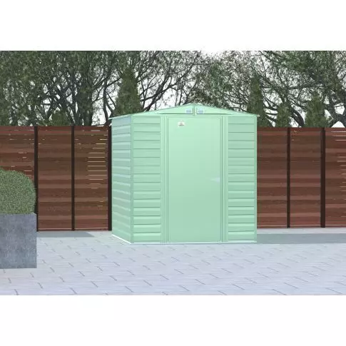 Arrow Select Steel Storage Shed, 6x7, Sage Green
