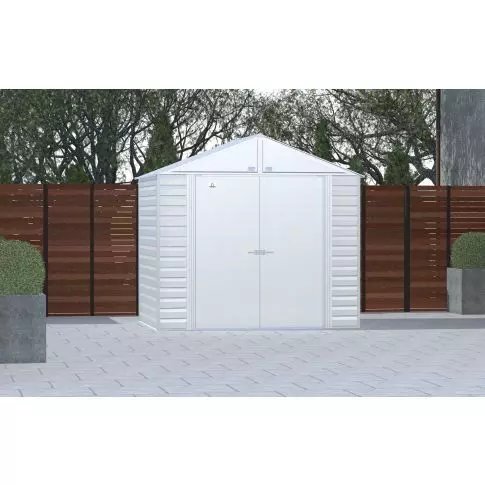 Arrow Select Steel Storage Shed, 8x6, Gris pâle