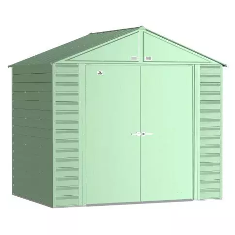 Arrow Select Steel Storage Shed, 8x6, Vert sauge