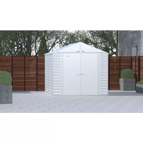Arrow Select Steel Storage Shed, 8x8, Gris pâle
