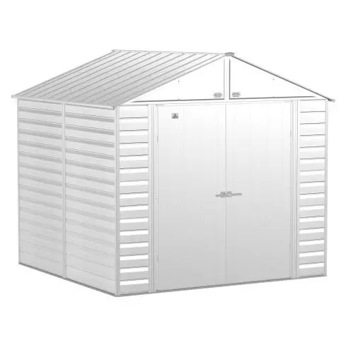 Arrow Select Steel Storage Shed, 8x8, Gris pâle