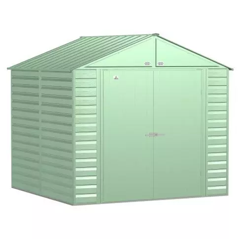 Arrow Select Steel Storage Shed, 8x8, Vert sauge