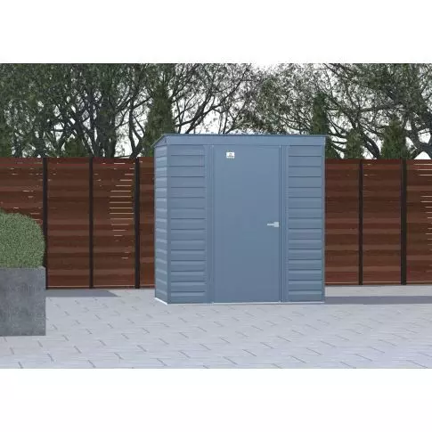 Arrow Select Steel Storage Shed, 6x4, Gris bleu