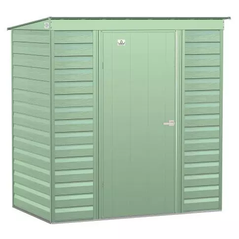 Arrow Select Steel Storage Shed, 6x4, Vert sauge