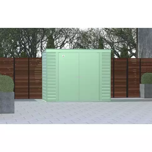 Arrow Select Steel Storage Shed, 8x4, Vert sauge