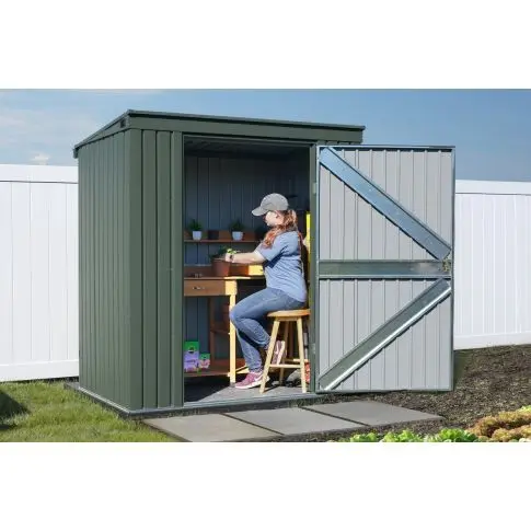 Scotts Lawn Care Storage Shed, 6 × 4 ft, Green