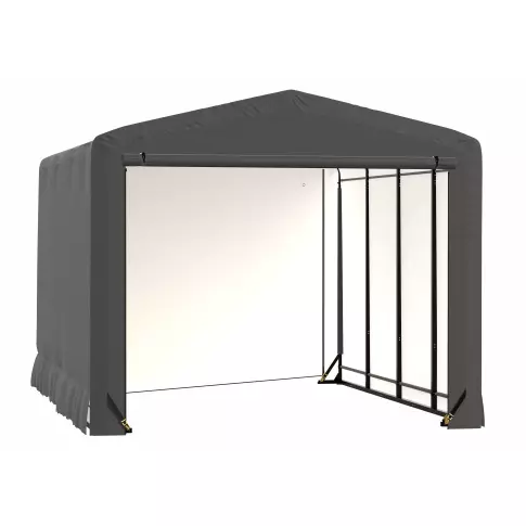 ShelterTube Wind and Snow-Load Rated Garage, 12x18x10 Gray — alternate product view