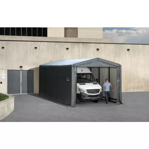 ShelterLogic ShelterTube Wind and Snow-Load Rated Garage, 12x23x10 Gray