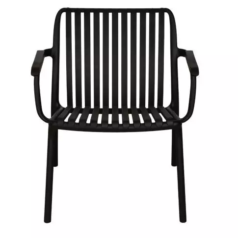 Corriveau Summer stripe line one-seater chair wtih arm, Black
