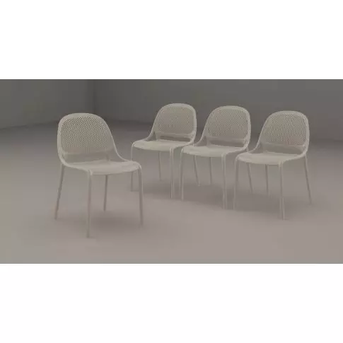 Corriveau Summer armless dining chair Greige (4 chairs/box )