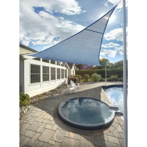 16 ft triangle Blue Shade Sail — 产品附加图 3
