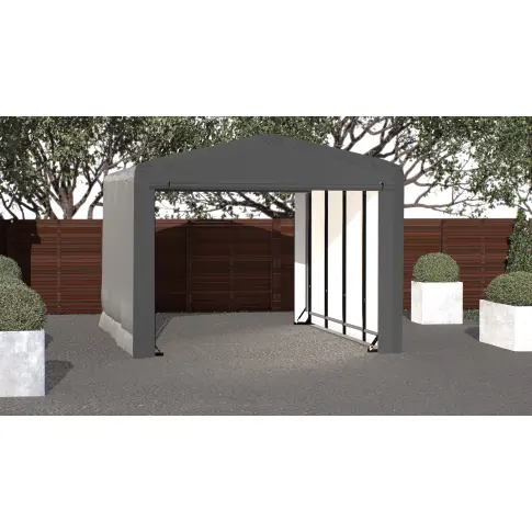 ShelterTube Wind and Snow-Load Rated Garage, 12x18x10 Gray — additional product view 3