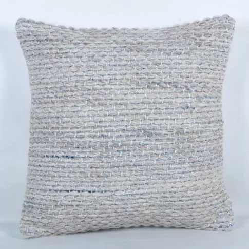Corriveau Ocean纹理坐垫 18" x 18" - 蓝色自然