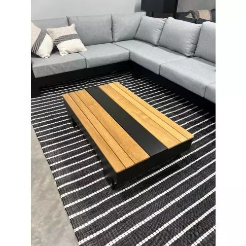 Tapis graphite 8'x10' - noir et naturel - Corriveau