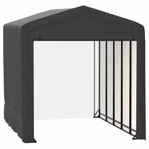 ShelterTube Wind and Snow-Load Rated Garage, 14x23x16 Gray — alternate product view