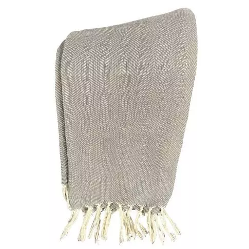 Jeté uni Charm 50"x60"- gris - Corriveau