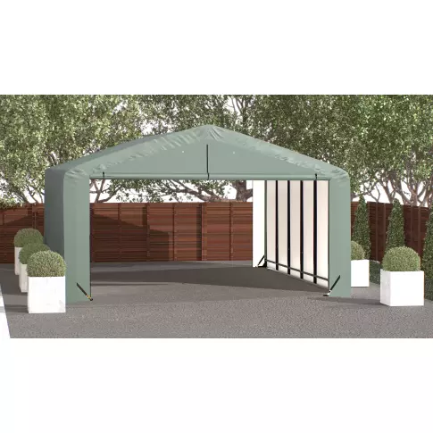 ShelterLogic Garage résistant au vent et à la neige ShelterTube, 20 x 27 x 10, vert